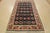 Tribal Heriz Rug 5’11” X 8’11” Blue Wool Vintage Tribal Hand-Knotted Oriental Carpet For Sale - Image 3 of 14