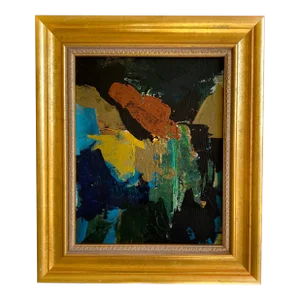 "Organic Matter" 2024 Framed Painting by Jessalin Beutler