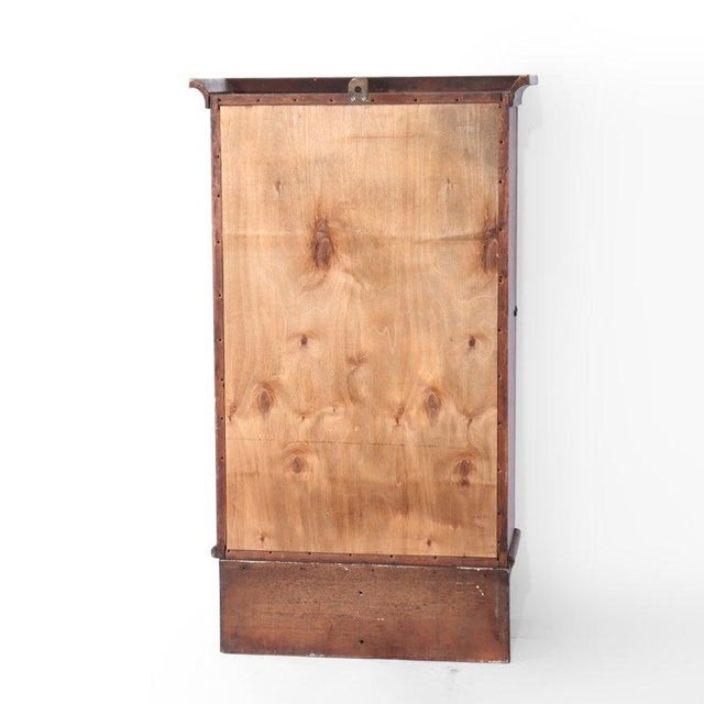 Walnut Hanging Curio Cabinet 20thC For Sale - Image 10 of 12