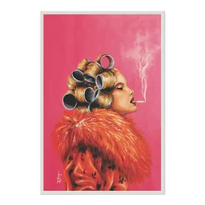 Ladies Night Giclee Print on Canvas Framed