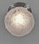 Muller Frères Pair of Muller Freres French Art Deco Flush Mounts - 1930s Frosted Glass & Nickeled Bronze For Sale - Image 4 of 10