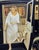 White Oil Painting Exiting a Luxury Car Victor Konotopsky For Sale - Image 8 of 9