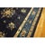 1900s Antique Navy Blue Vase Shou Symbols Traditional Chinese Peking Knotted Rug For Sale - Image 9 of 10