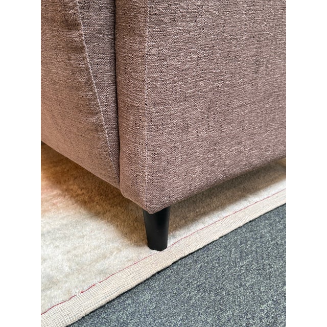 Dania Furniture Kendra Purple Upholstered Accent Chairs – Pair For Sale In San Francisco - Image 6 of 11