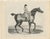 Maxim Gauci, Sedbury Equestrian Horse & Rider Portrait, 1840, Lithograph For Sale - Image 3 of 10