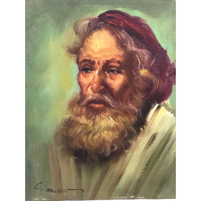 Mid 20th Century Oil on Canvas by Artist W. Dawson For Sale In Jacksonville, FL - Image 6 of 10