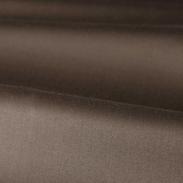 Zoffany Zoffany Wool Satin Fabric in Tabac For Sale