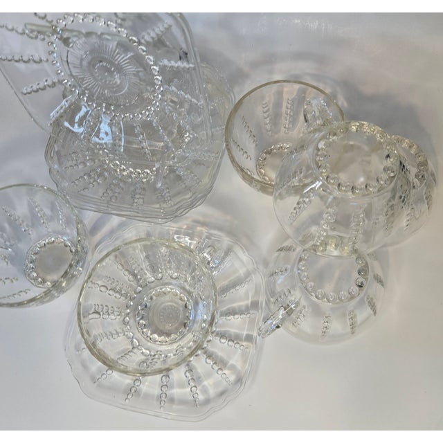 Vintage Coastal Starburst Teaset- Set of Twelve For Sale - Image 14 of 16