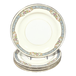 French Country Dinner Plates- Set of Six