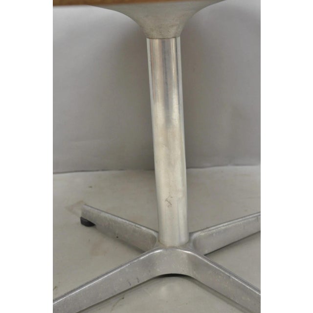 Vintage Mid Century Modern Knoll Style Pedestal Base Marble Top Coffee Table For Sale - Image 4 of 16