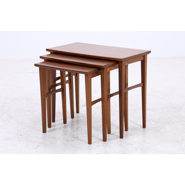 Mid-Century Nesting Tables, Set of 3 For Sale - Image 12 of 13