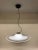 Mid-Century Modern Murano Pendant Lamp White Crystal For Sale In New York - Image 6 of 12