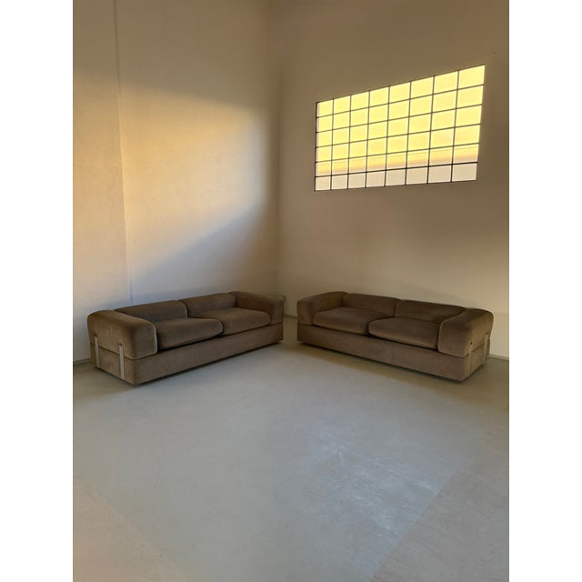 Sofas by Tito Agnoli for Cinova, 1960s, Set of 2, in Very Good conditions. Designed 1960 to 1969 I have official proof of...