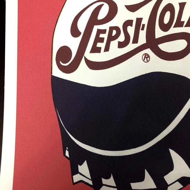American 1990s After Andy Warhol "Pepsi-Cola" Lithograph For Sale - Image 3 of 11