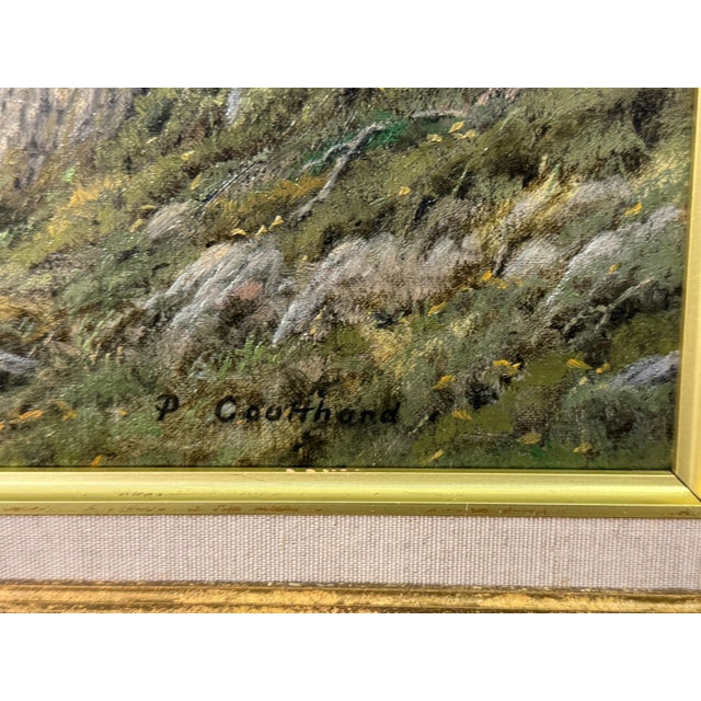 Sheep by River in Mountains of Lake District England - Original Oil on Canvas 1990 Circa For Sale - Image 16 of 18