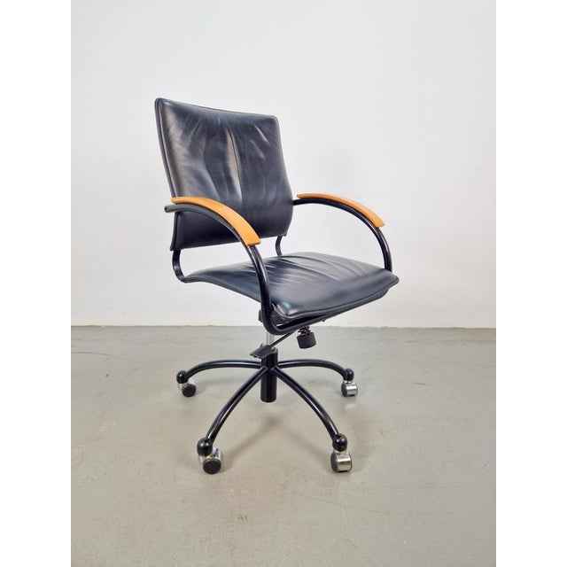 S73 Office Chair in Leather by Josef Gorica for Thonet, 1990s For Sale - Image 9 of 9