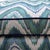Textile Schumacher Valkyrie Flame Stitch Parsons Ottomans in Emerald & Peacock- Pair For Sale - Image 7 of 10