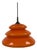 Space Age Orange Glass Mushroom Pendant from Peill & Putzler, 1970s For Sale