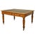 An exceptional antique 19th-Century double sided oak and leather topped library table, partner's desk, circa 1860. The...