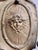 Campaign Antique Ornate Bronze French Empire Style Garland Sconce With Versace Style Sunface Detail For Sale - Image 3 of 7