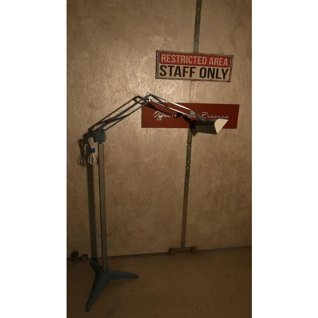 Mid-Century Naska Loris Neon Floor Lamps with Stems and Clasps by Jac Jacobsen for Fontana Arte, Set of 2 For Sale - Image 13 of 16