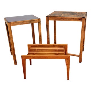 Flowerbed Bench from Thonet, Czechoslovakia, 1960s, Set of 3 For Sale