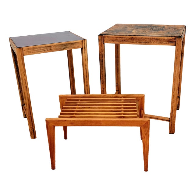 Flowerbed Bench from Thonet, Czechoslovakia, 1960s, Set of 3 For Sale