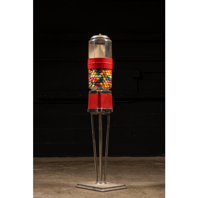 American Vintage Machine-O-Matic "Talking Vendor" Gumball Machine For Sale - Image 3 of 7