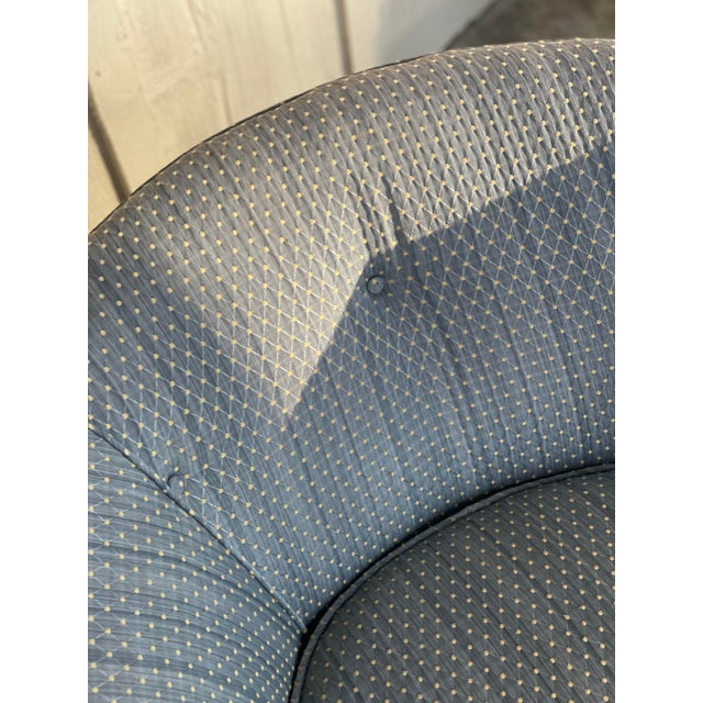 1960s Milo Baughman Style Barrel Chairs For Sale In Tampa - Image 6 of 12