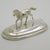 Vintage Italian Handmade Genuine Silver Horse Place Card Holder Made in Florence (Tuscany) For Sale - Image 4 of 10