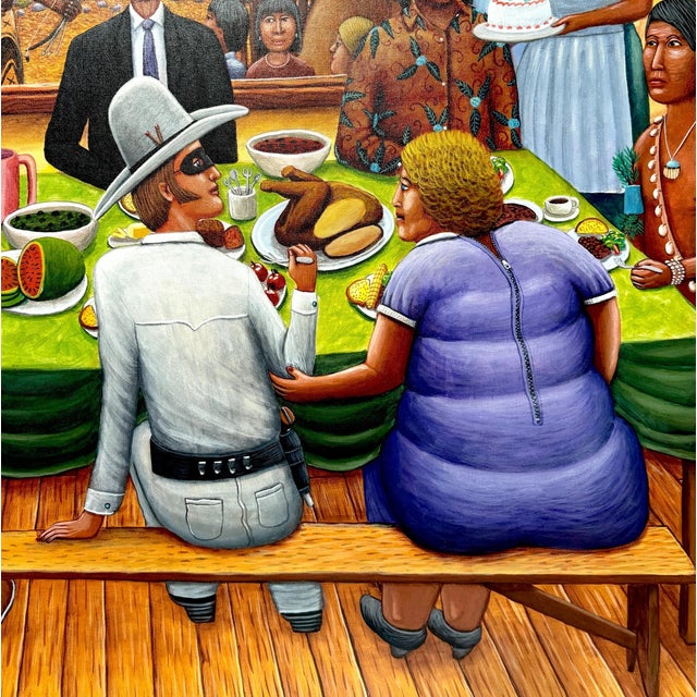 Monumental David P. Bradley - Feast Day Painting For Sale - Image 17 of 18