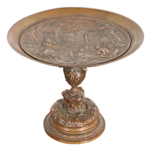 Tiffany & Co. Antique Neoclassical Bronze Compote Dish or Tazza