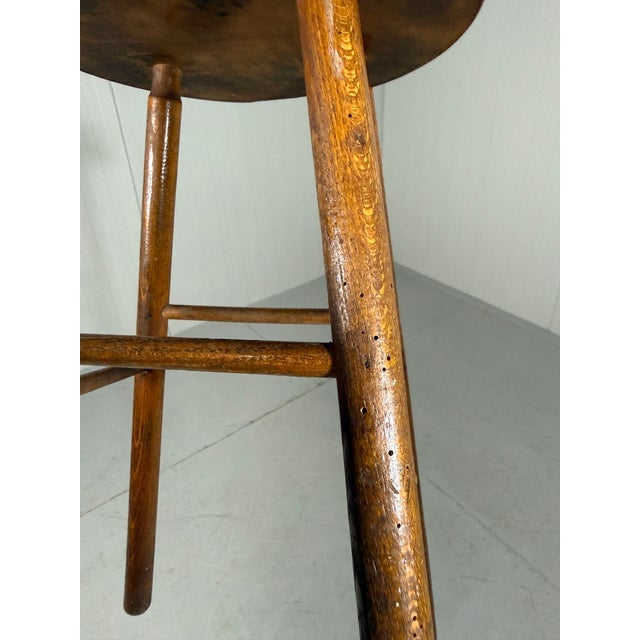 Prodent Toothpaste Promotional Wooden Stool, 1930s For Sale - Image 6 of 10