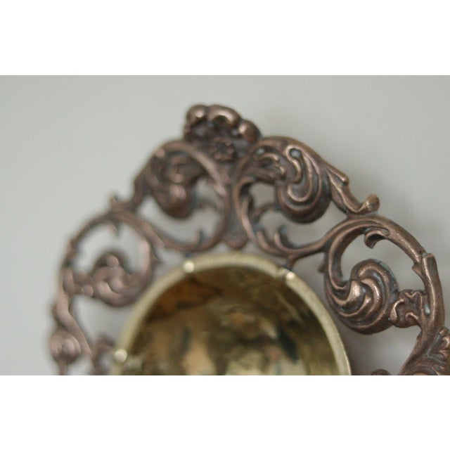 Mid-Century Modern Antique Swedish Arts & Craft Copper & Brass Sconces, Set of 2 For Sale - Image 3 of 16