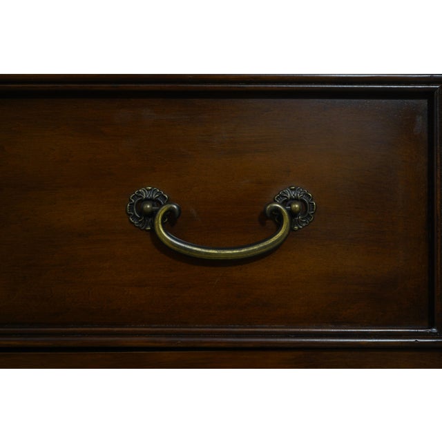 1990s Cherry 2 Piece Bedroom Armoire or Tv Cabinet For Sale - Image 12 of 15