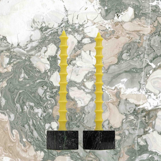 Hand-poured beeswax candles inspired by the graceful silhouettes of traditional bamboo pagodas. Made with 100% natural...