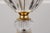 1980s Pair Sunning Italian Brass & Crystal Urn Style Table Lamps For Sale - Image 11 of 16