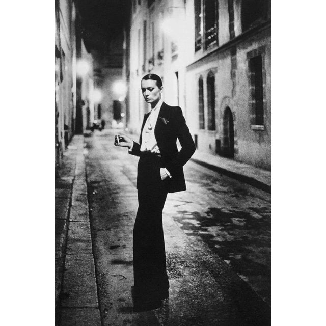 "Rue Aubriot, Paris 1975 for Yves Saint Laurent" 16"x20" vintage silver gelatin print by Helmut Newton. Print from Private...