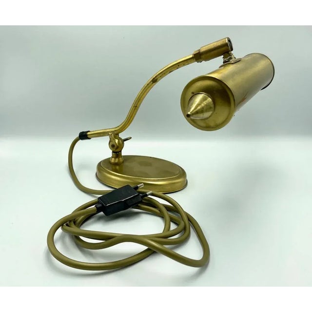 1960s Brass Piano Lamp from Pfäffle Glow, 1960s For Sale - Image 5 of 9