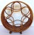 Boho Rattan Circular Porthole 6 Bottle Wine Caddy/ Rack For Sale In West Palm - Image 6 of 7