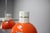 Czechoslovak Space Age Orange and Opaline Glass Chandelier from Napako, 1970s For Sale - Image 6 of 17
