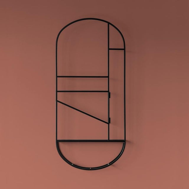 The foldwork valet by studio berg is a crossbreed between a wall sculpture, inspired by half-timbered constructions, and a...