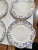 Late 19th Century Set of 6 Limoges Antique Hand Painted Dinner Plates and a Butter Dish. For Sale - Image 9 of 10