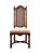English Thomasville Furniture Kenilworth Collection Solid Oak English Tudor Style Dining Side Chair 860-99 For Sale - Image 3 of 12