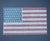 American Rare and Fine Antique American Flag 1912 Staggered 48 Star Glazed Cotton in Antique Gilt Frame For Sale - Image 3 of 10