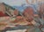 1980s Ukrainian Impressionism Oil Painting, Rural Autumn Landscape 50-69,5 For Sale - Image 4 of 6