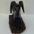 Brown Vintage Hand Carved Solid Rosewood Big Horn Ram Sculpture For Sale - Image 8 of 12