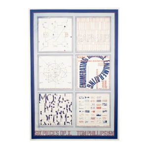 Tom Phillips, Six Pieces Opus X, Screenprint, Limited Editions, Signed, 1968-Two Avaialble