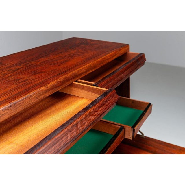 Secretaire in Santos Rosewood by Erling Torvits for Klim Mobelfabrik, Denmark, 1960 For Sale - Image 12 of 18