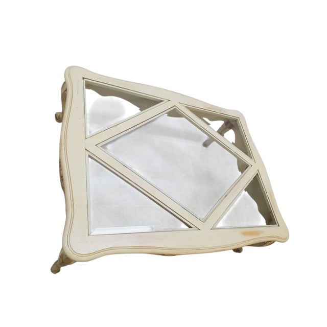 Antique White 1990s Ethan Allen Coffee Table Legacy French Country Louis XV Style For Sale - Image 8 of 10